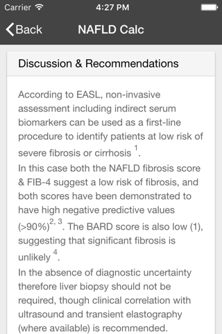 NAFLD Calc screenshot 4