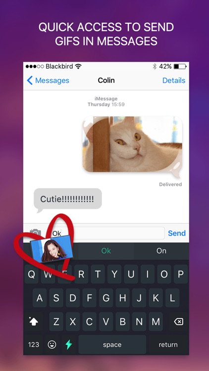 GifT Keyboard - Specialized GIF Keyboard for Kik and Messenger screenshot-4