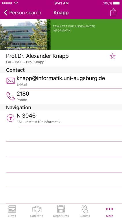 CampusApp Uni Augsburg screenshot-4