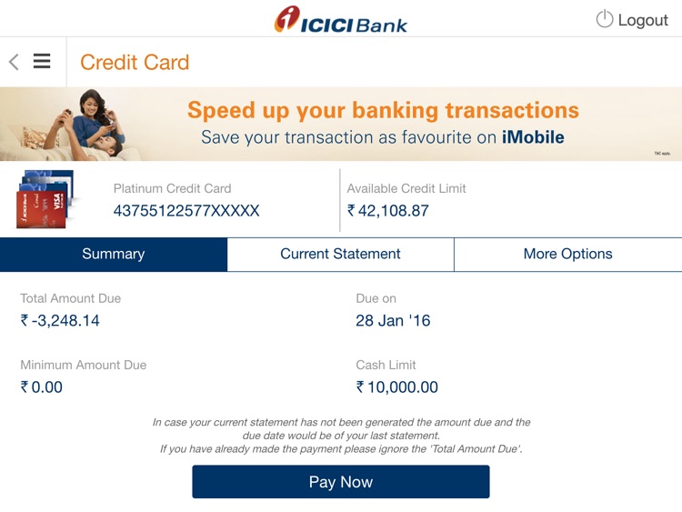 ICICI Bank iMobile