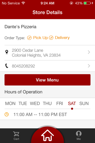 Dante's Pizzeria & Grille screenshot 4