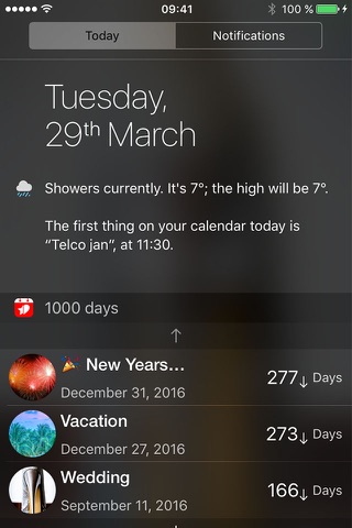 1000 days - Event Countdown screenshot 2