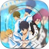 BlurLock – Manga & Anime : Blur Lock Screen Boy Swim Free! Iwatobi Swim Club Photo Maker Wallpapers For Pro