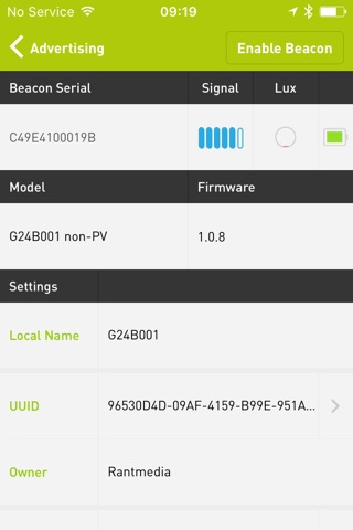 GCell Beacons screenshot 2