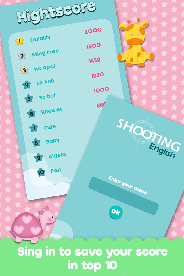 Shooting English - Learning english by game funny and free screenshot 3
