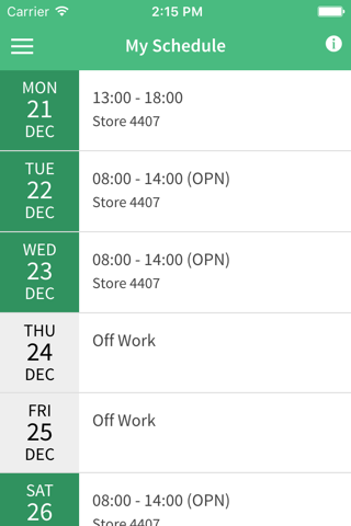 The SUBWAY® Labor Scheduler - náhled