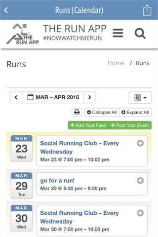 The Run App screenshot 2