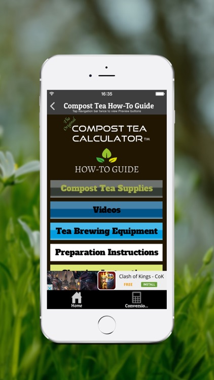 The Original Compost Tea Calculator (Free Version) screenshot-3