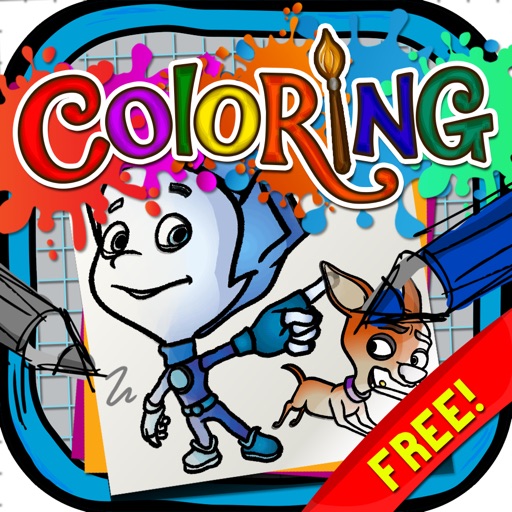 Coloring Book : Painting Pictures The Fixies Cartoon  Free Edition