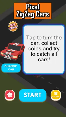 Game screenshot Pixel ZigZag Cars 3D hack