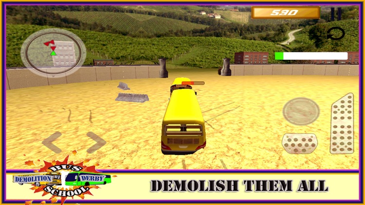 School Bus Demolition Crash Championship - Derby Racing Simulator screenshot-3