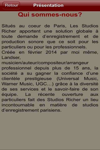 Les Studios Richer screenshot 2