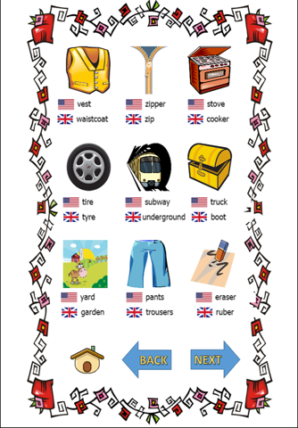 British vs American English Accent Word Learning screenshot 3