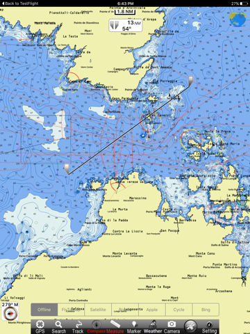 Strait of Bonifacio HD charts screenshot 4