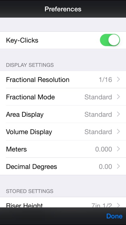 Construction Master 5 -- Feet Inch Fraction Construction Math Calculator for Builders, Contractors, Carpenters, Engineers, Architects and other Building Professionals screenshot-4