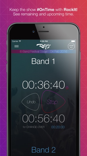 RockIt! - Live Event Schedule & Time Management(圖1)-速報App