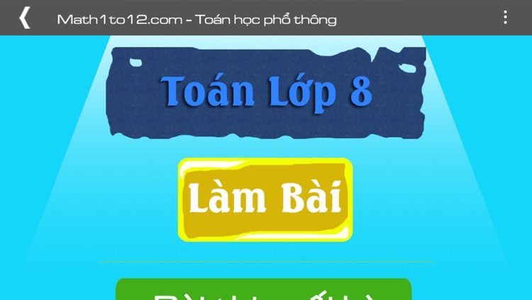 Toán lớp 8 (Toan lop 8)