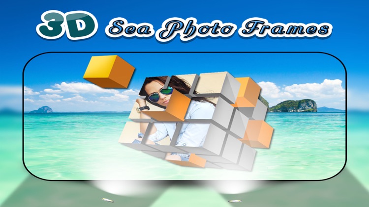 3D Sea Photo Frames