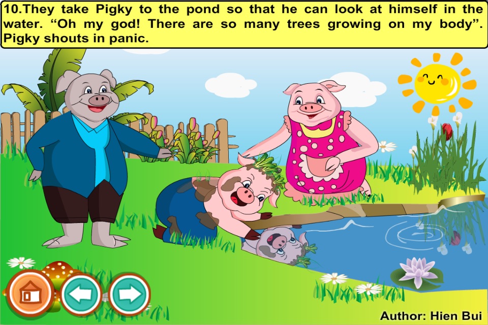 A dirty pig (story and games for kids) screenshot 2