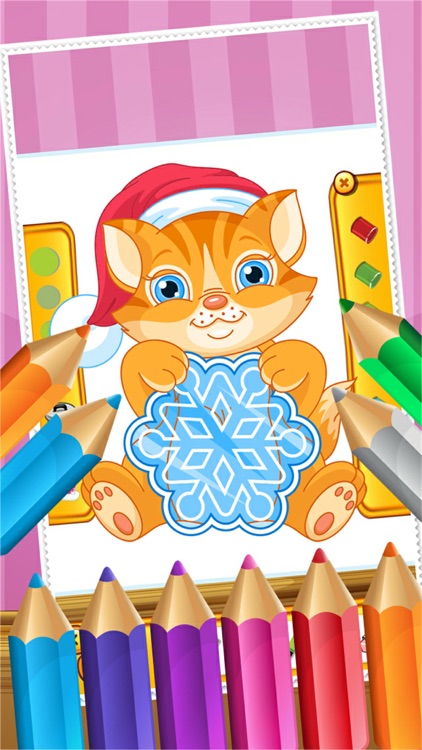 Cat Coloring Book Paint and Drawing for Kid Games