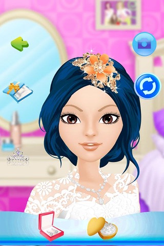 Wedding Spa Salon - girls makeover dress up game screenshot 4