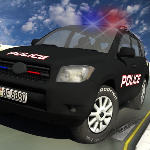 Police Driver Car Extreme racing Stunt Simulator Icon