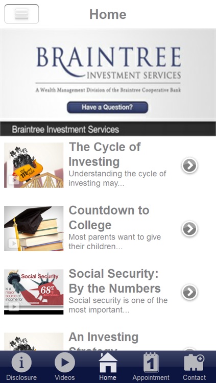 Braintree Investment Services