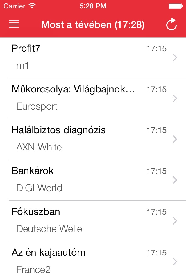 Magyar Televízióadás Guide screenshot 4