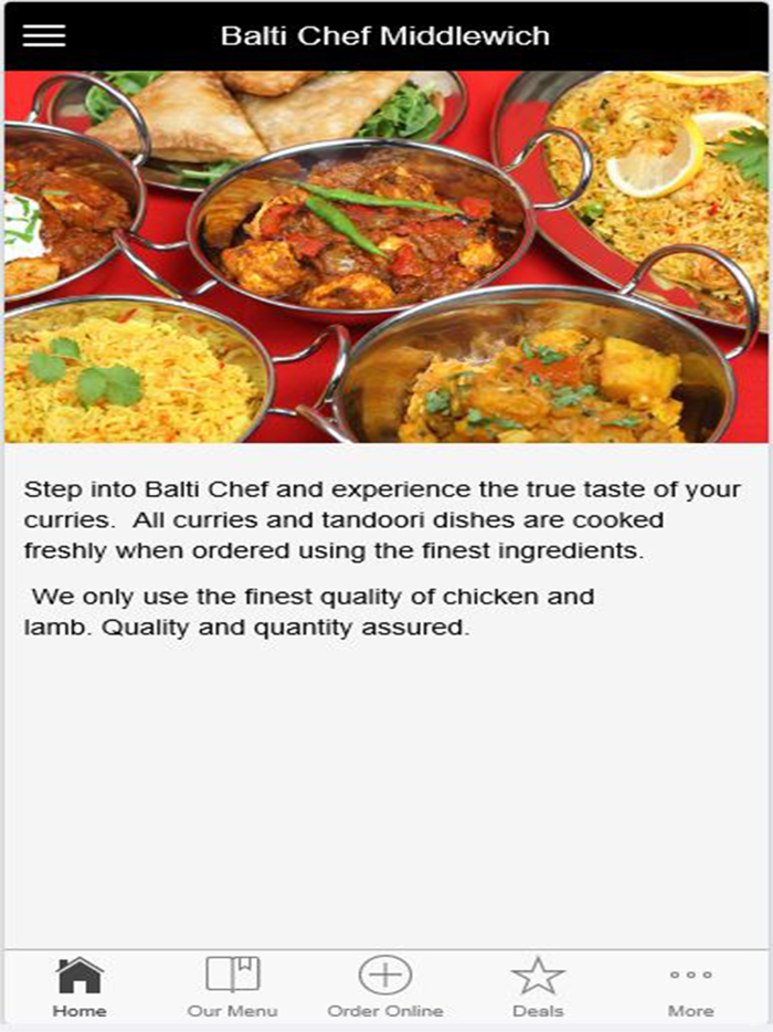 Balti Chef Middlewich