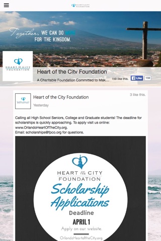 Heart of the City Foundation screenshot 2