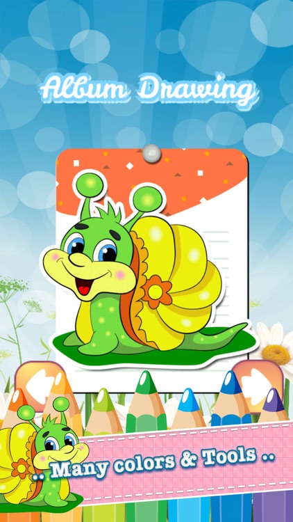 Snail Drawing Coloring Book - Cute Caricature Art Ideas pages for kids