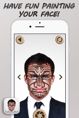 Tribal Facepaint Design – Beautiful Tattoo Ideas and Totem Symbols to Decorate Your Face screenshot 3