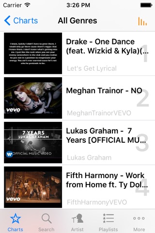 Smart MusicTube for Youtube--Top 100 music video player screenshot 2