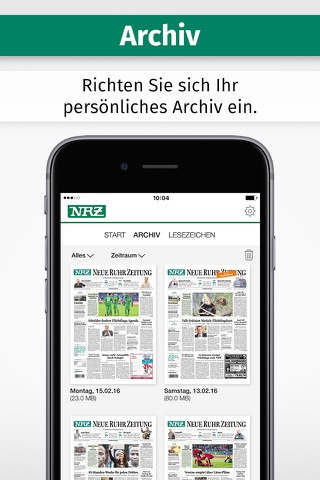 NRZ E-Paper screenshot 4