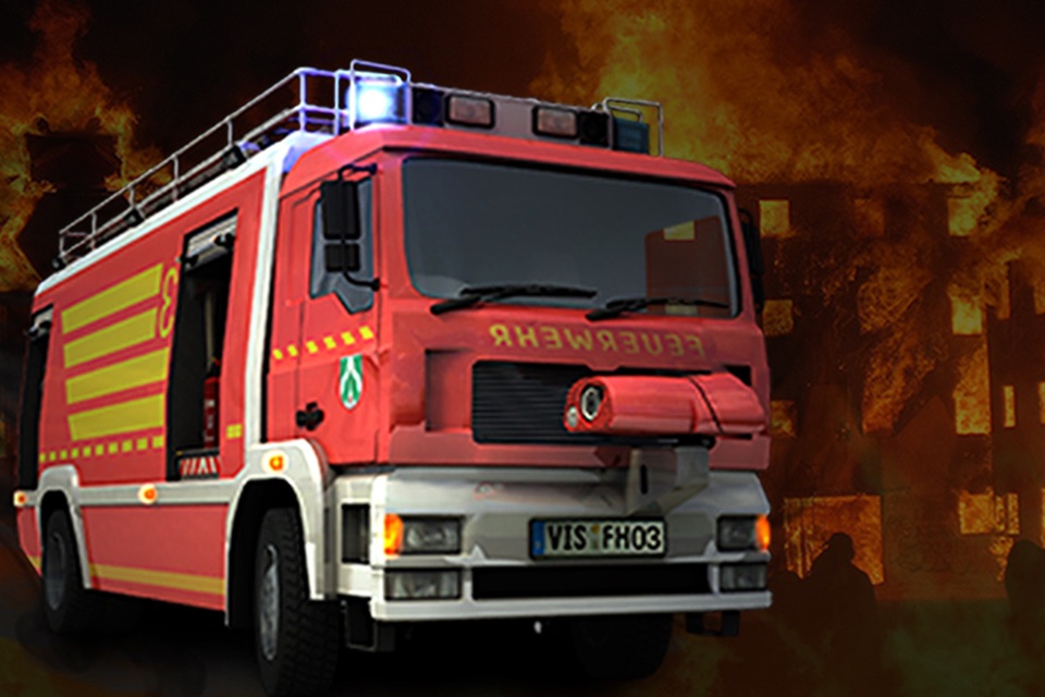 Fire Fighter Truck Driver Real Hero 3D Simulator screenshot 4
