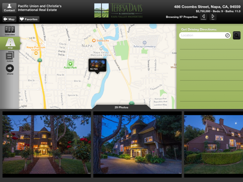 Napa Valley Real Estate for iPad screenshot 3