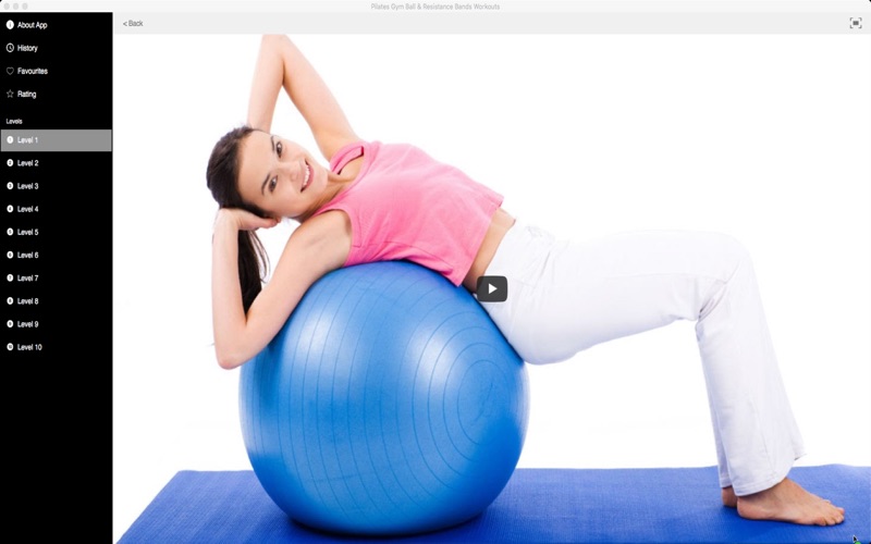 Pilates Gym Ball &amp; Resistance Bands Workouts thumbnail 3