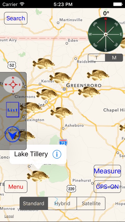 North Carolina: Fishing Lakes