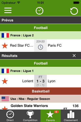 Scores en direct - BUTenLIVE screenshot 4