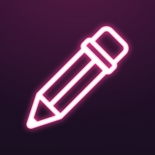 Drawing Neon Icon