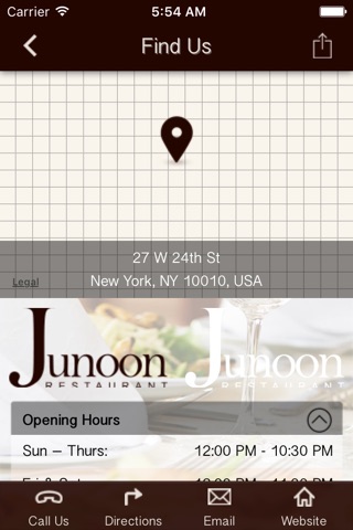 Junoon NYC screenshot 2