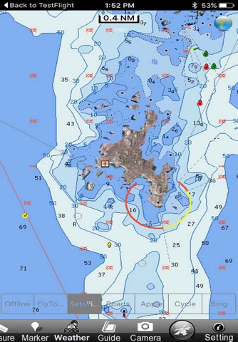 Bocche di Bonifacio - GPS Map Navigator screenshot 2