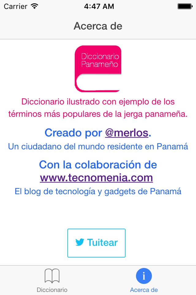 Diccionario Panameño screenshot 4