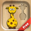 Wooden Puzzles - funny game for kids