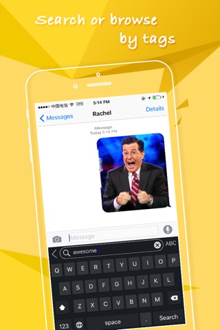 FancyGIF - GIF Keyboard for Facebook Messenger and iMessage screenshot 3