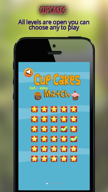 Cup Cakes - Free Match Maker Puzzle Catch Game