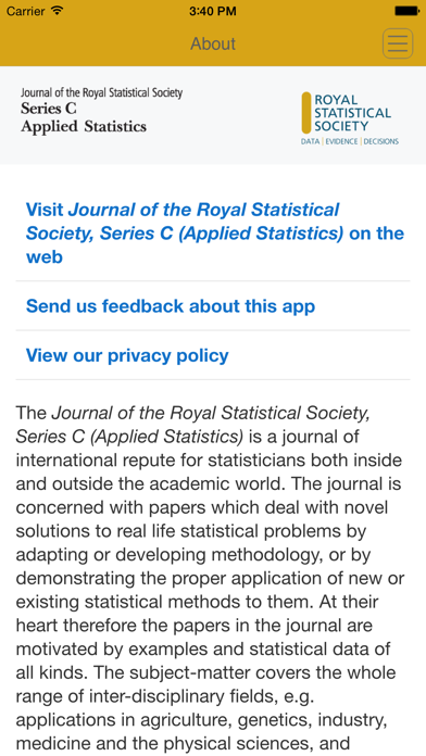 How to cancel & delete Journal of the Royal Statistical Society, Series C (Applied Statistics) from iphone & ipad 1