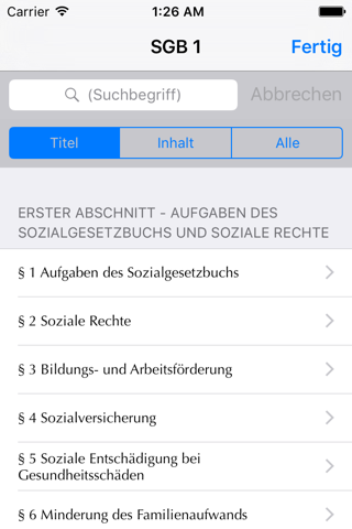 Sozialrecht für iPhone und iPad screenshot 4