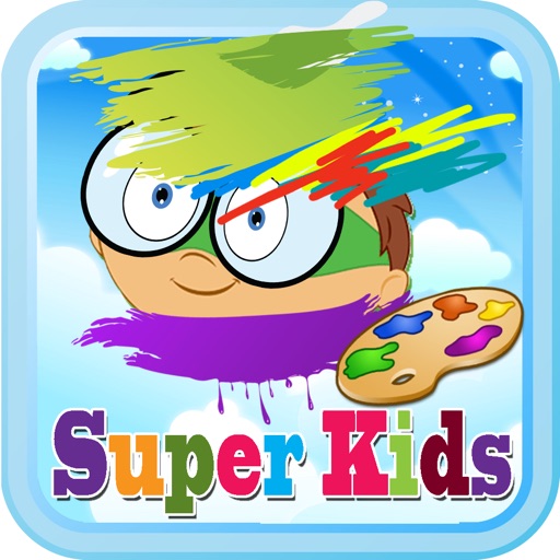 Coloring for Super kids Version iOS App