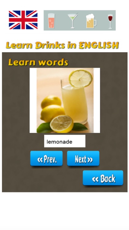 Learn Drinks in English Language screenshot-4